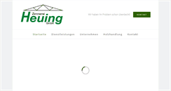 Desktop Screenshot of heuing.de