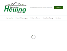 Tablet Screenshot of heuing.de